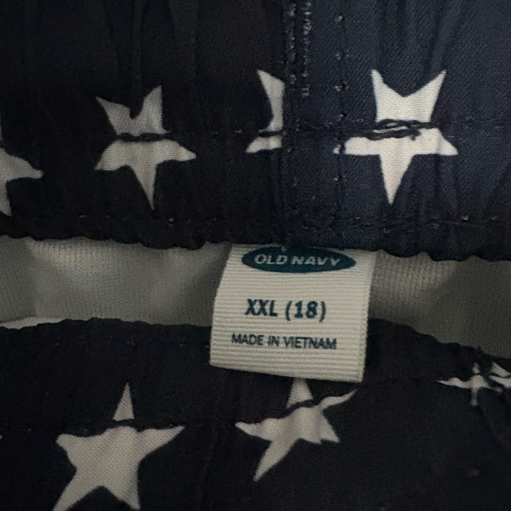 Old Navy Boy’s Star and Stripe Shorts - Red, White, and Blue Swimsuit - Picture 2 of 4